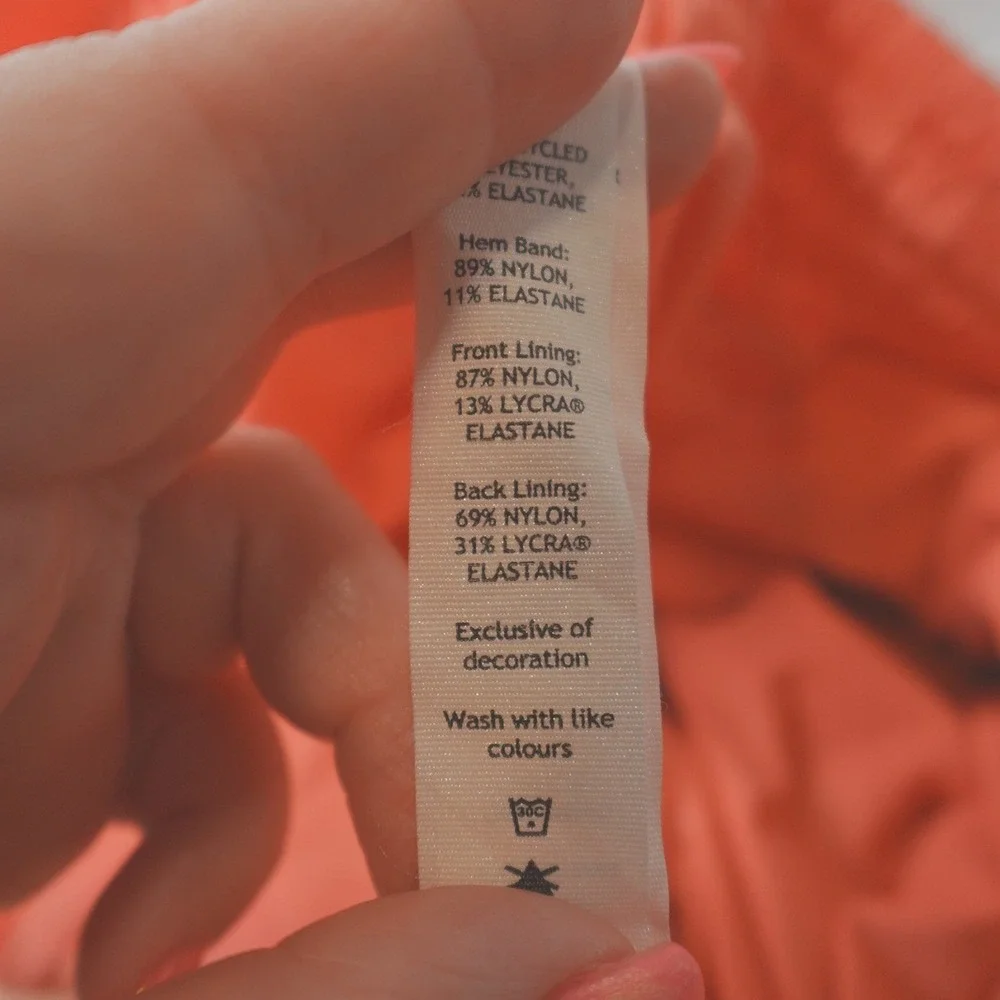 Lululemon Hotty Hot High-Rise Skirt size 6 Long Lined Orange‎ No. LW8AEAT